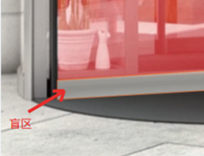 激光防撞傳感器盲區(qū)小很安全