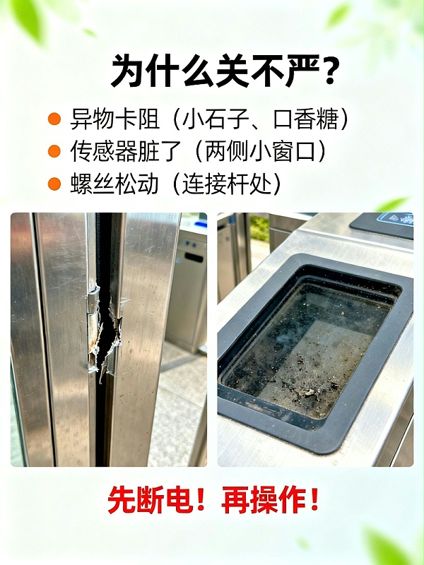 閘機維修要點無水印