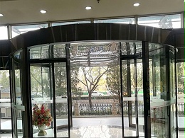 北京旋轉門保養北京某央企兩翼旋轉門內部機械件保養服務案例