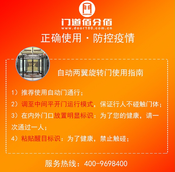 自動兩翼旋轉門使用指南