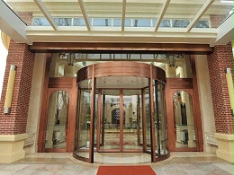 正確挑選旋轉門顏色有效提高建筑整體檔次