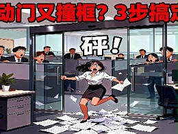 自動門關閉時撞擊門框？原因分析與完整解決方案