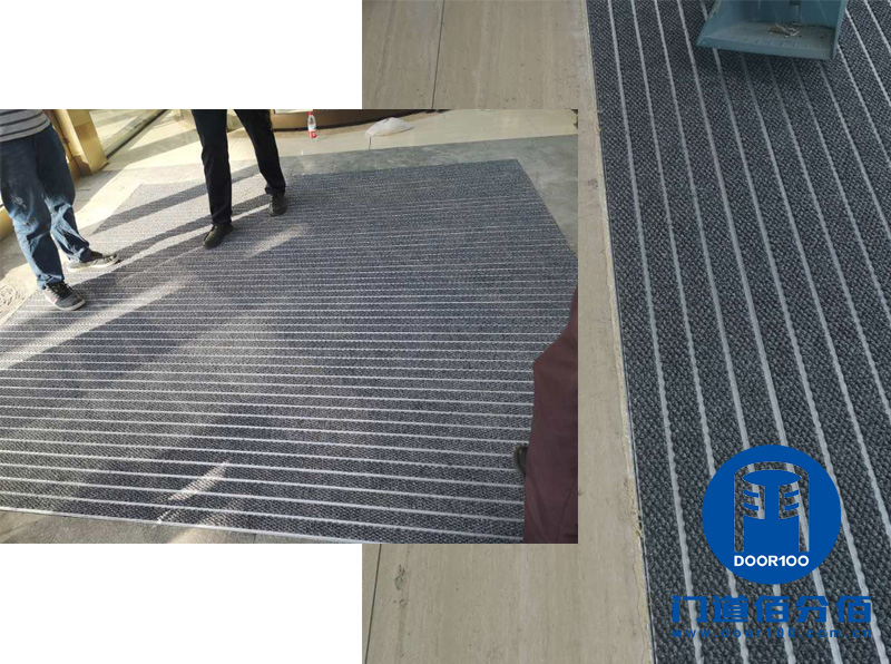 寬紋環扣鋁合金地墊鋪設安裝服務案例