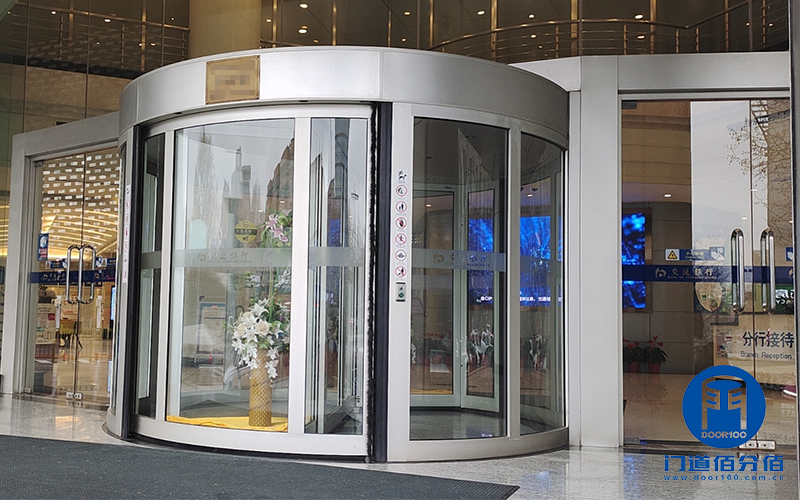 旋轉門保養-泰州銀行旋轉門煥新記