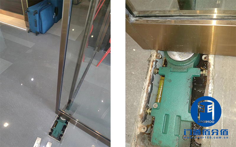 門區邊門維修案例之酒店地彈門維修服務