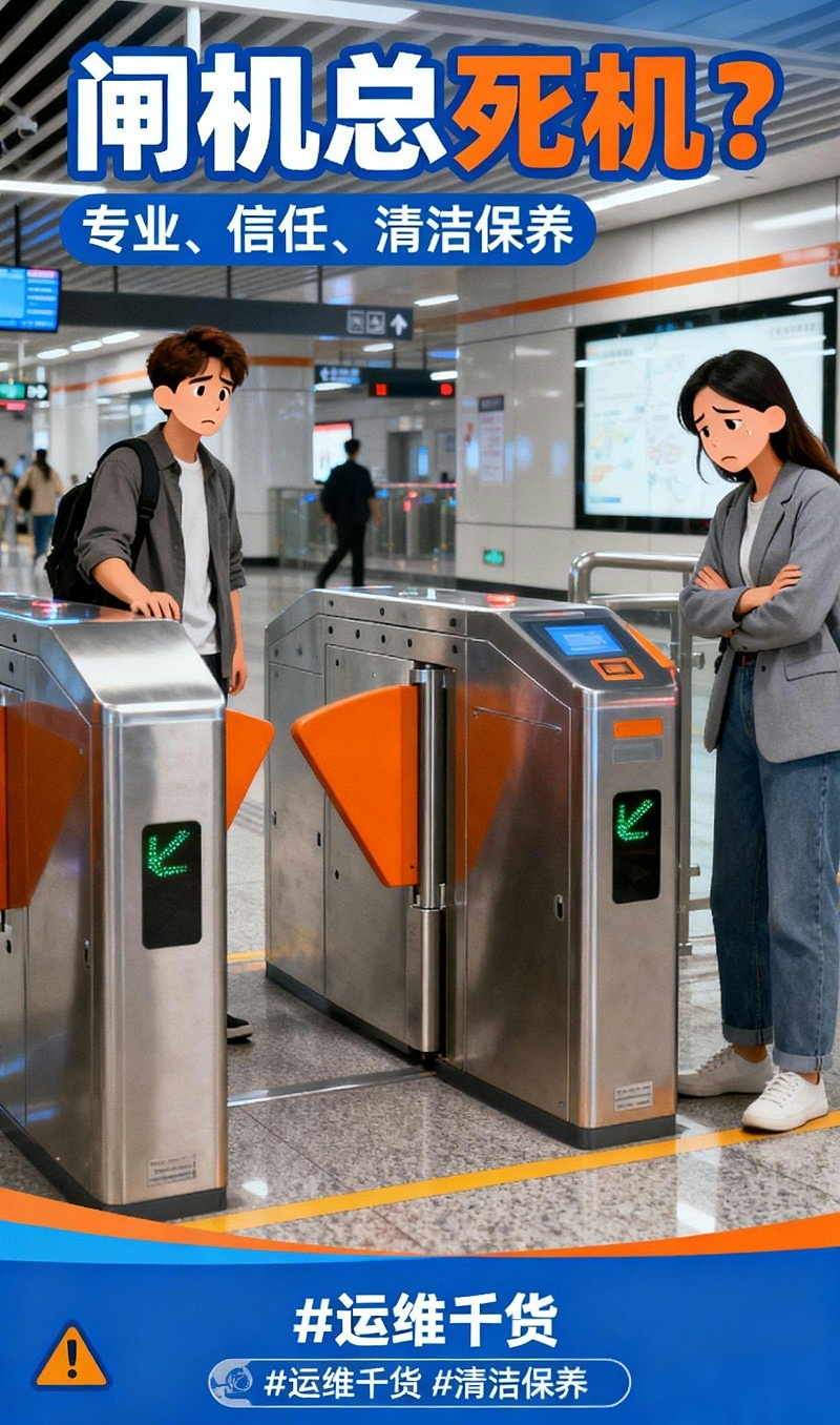 閘機卡滯運維圖