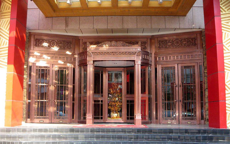 旋轉門如何做到與周邊環境融為一體