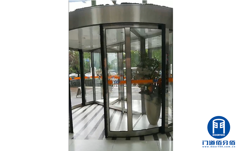 中石化下屬企業石化工程凱必盛兩翼自動旋轉門保養服務