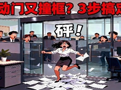 自動門關閉時撞擊門框？原因分析與完整解決方案