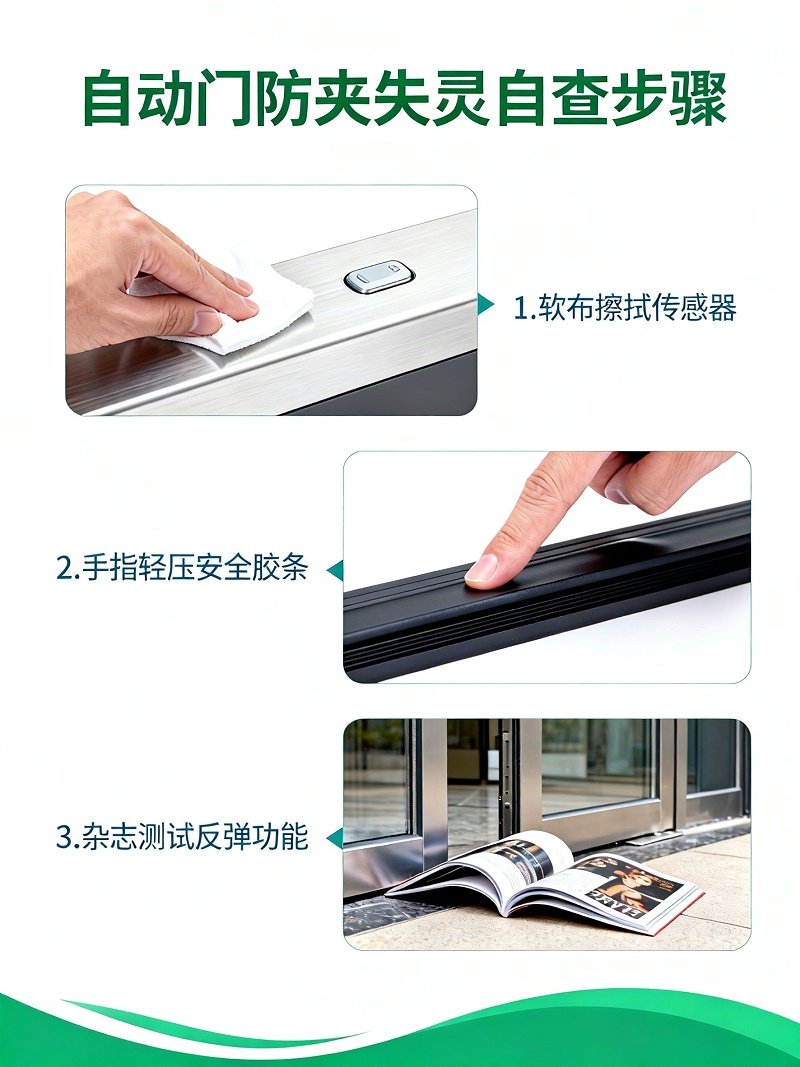 自動(dòng)門自查步驟無(wú)水印