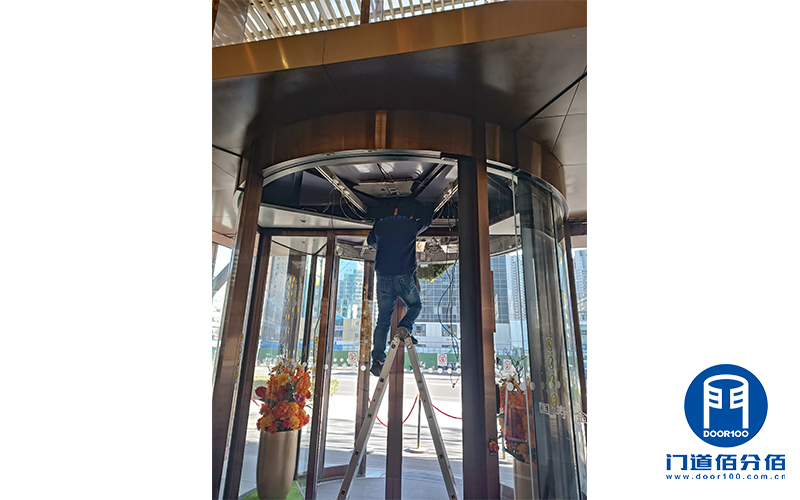 故障維修案例丨自動旋轉門導電滑環更換