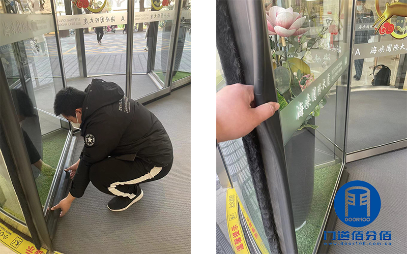 北京西城區大廈進出口多瑪兩翼門安全巡檢