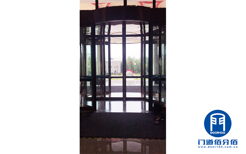 沈陽某國企黨校旋轉門開膠維修項目