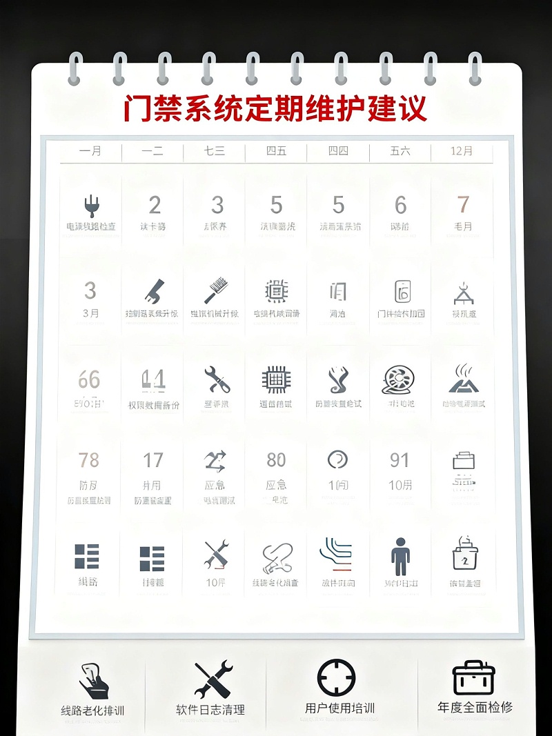 門禁維護日歷無水印