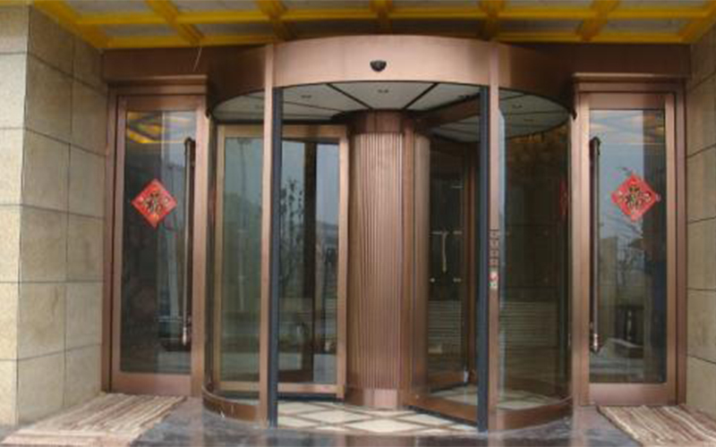 環柱自動旋轉門驅動裝置方案介紹