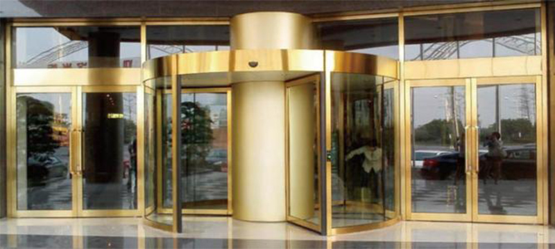 環柱自動旋轉門驅動裝置方案介紹